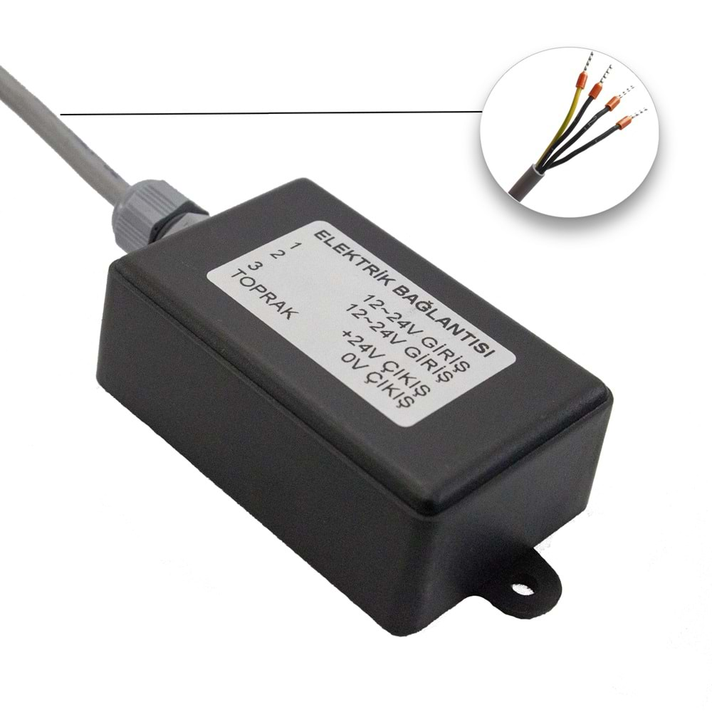 GİRİŞ 10-30V AC-DC ÇIKIŞ 24V DC CONVERTER